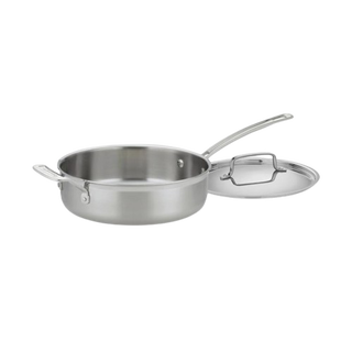MultiClad Pro Triple Ply Stainless Cookware 3.5 Quart Sauté Pan